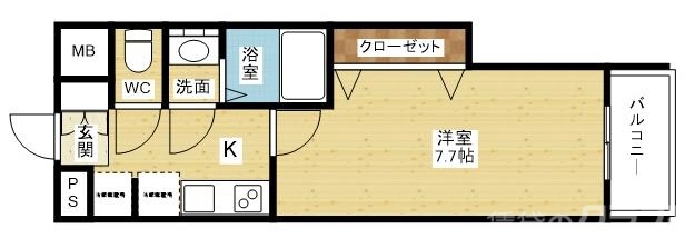 一人暮らしにピッタリな1K!