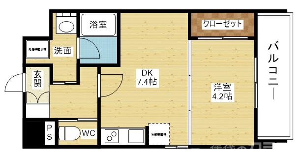 広々一人暮らしです。
