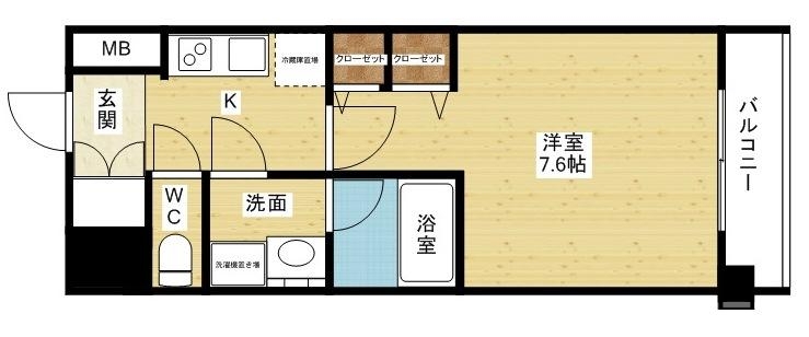 初期費用を抑えた一部屋です。