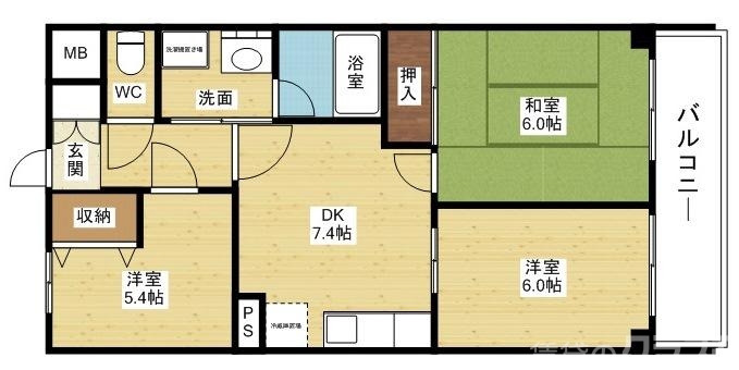 お部屋数も確保しております。