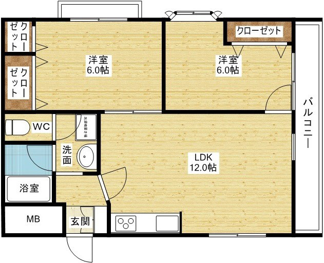 3面採光のお部屋ですよ♪