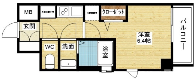 角部屋で2面採光です。