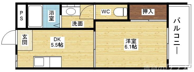 お風呂、トイレ別のセパレートタイプです!