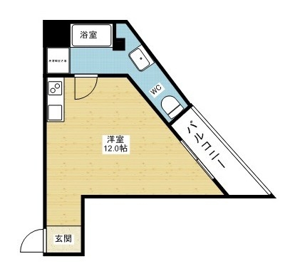 一人暮らしにオススメの1Rタイプ☆