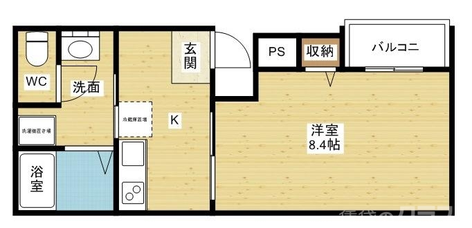 一人暮らしに使いやすい間取りです♪
