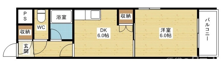 一人暮らしにおすすめ1DK☆