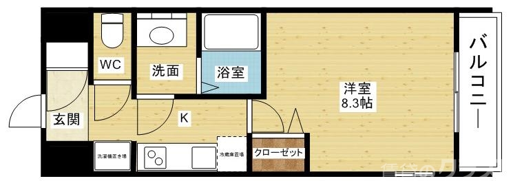 一人暮らしにオススメのお部屋です。