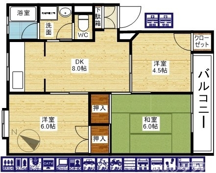 各部屋収納付きです♪
