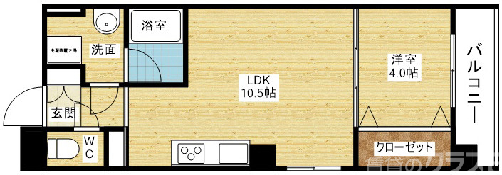 2人入居可能な1LDKタイプ♪新婚さんやカップルにオススメ☆