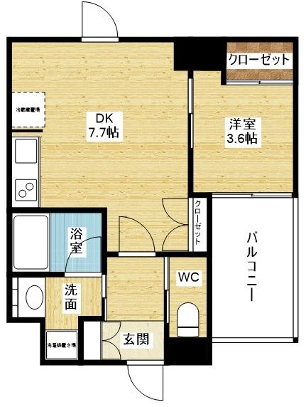 広々一人暮らしです。