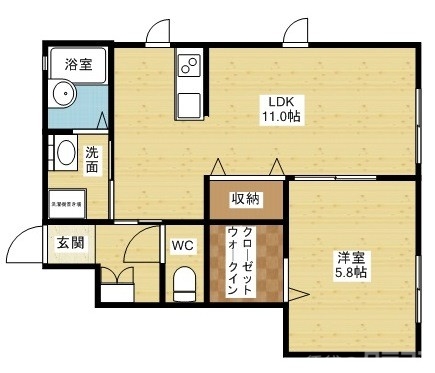 リビングの広い11.0帖です◎