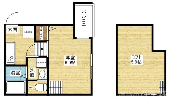 広々ロフト付き◎