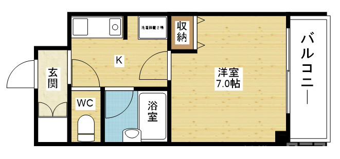 一人暮らしにピッタリな1Kです☆