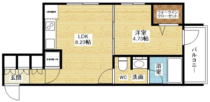 一人暮らしでも広々住みたいお客様にオススメです。