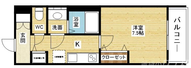 一人暮らしにピッタリです。
