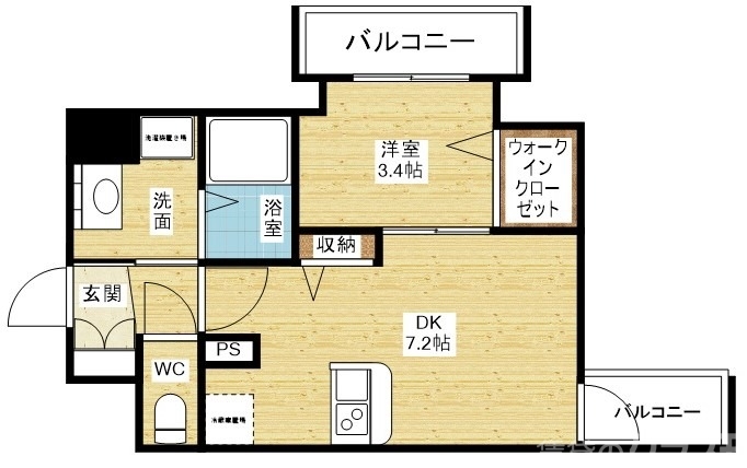 使いやすい間取りです。