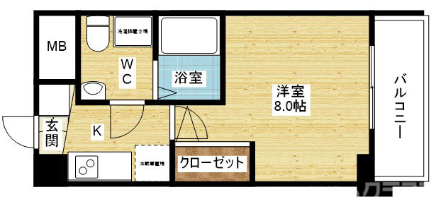 使いやすい1Kタイプのご紹介☆
