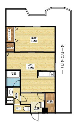 ルーフバルコニー付き！