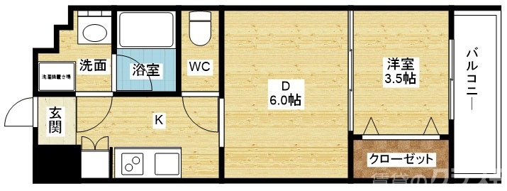 居室と寝室を分けたい方にピッタリ！