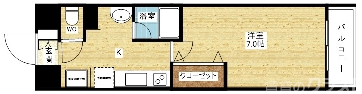 使いやすい1Kタイプ☆