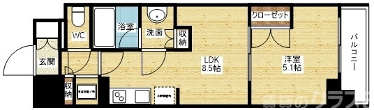 使いやすい1ＬＤＫタイプ☆