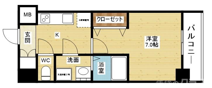 一人暮らしにオススメの1K！