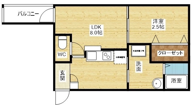 使いやすい間取りです。