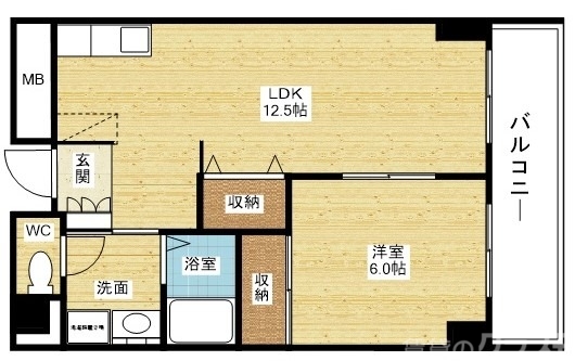 使いやすい1LDKタイプ☆