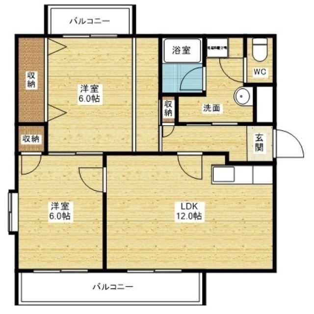 素敵な間取りです♪角部屋です♪