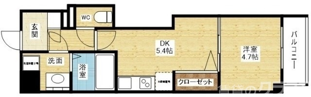 使いやすい1DK！