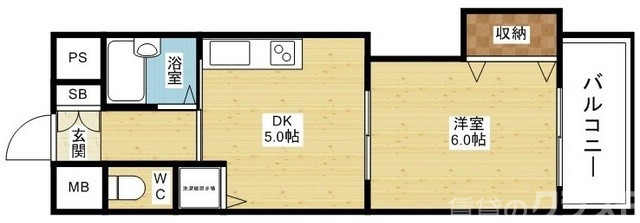洗濯機が収納できるタイプなので女性にも人気があります!
