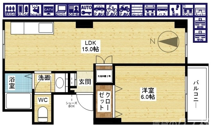 室内はリノベーション済み♪