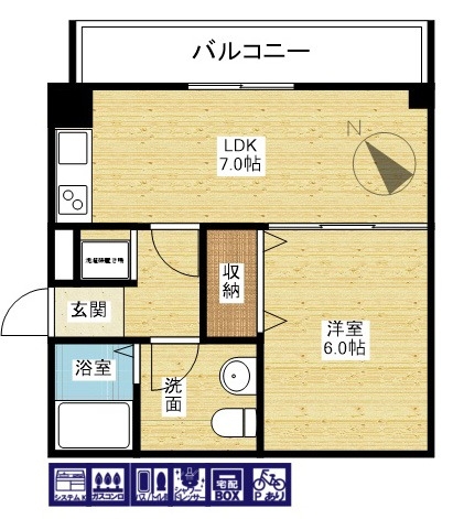 両面バルコニー！