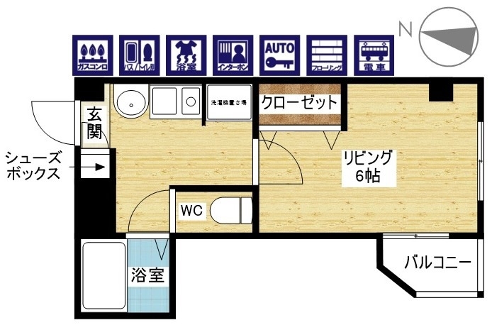 シンプルな間取です！