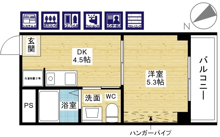 使いやすそうな間取りですね