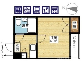 一人暮らしにオススメの一部屋です