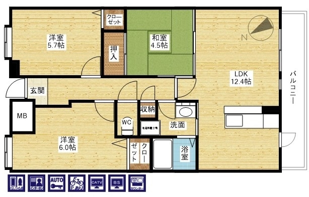 ファミリー向きな物件です!