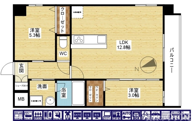 使いやすい間取りです！
