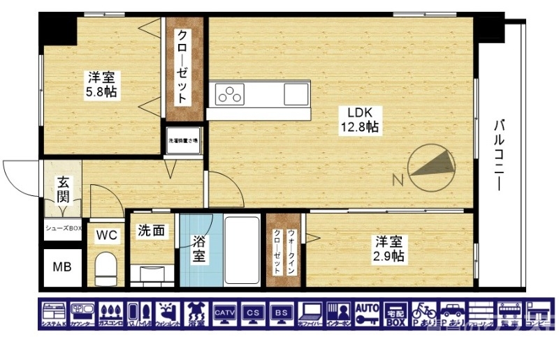 使いやすい間取りです！
