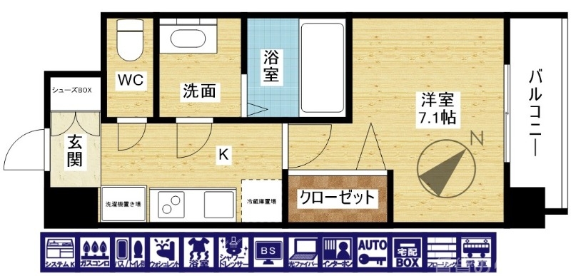 使いやすい1K！！