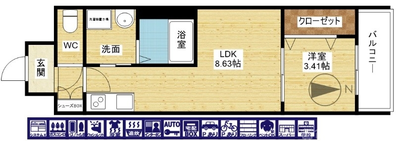 使いやすい間取りです！