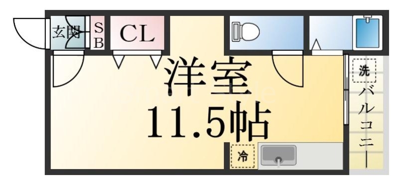 広めのワンルーム