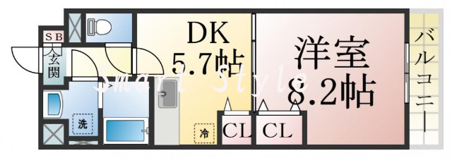 シンプルな住み心地を実感できる素敵な間取りになってます。