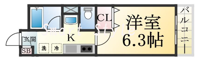 ロフト付きの使いやすい間取り。