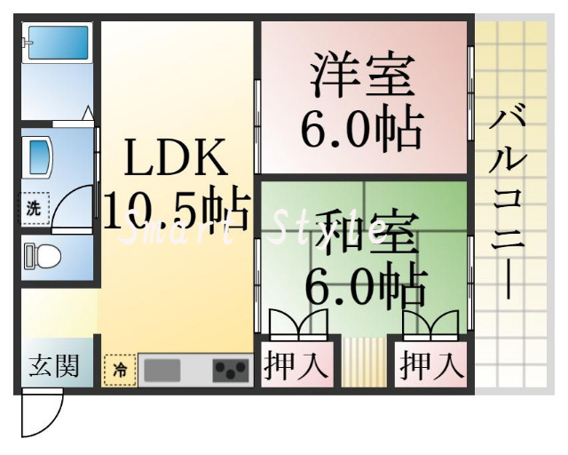 シンプルな住み心地を実感できる素敵な間取りになってます。