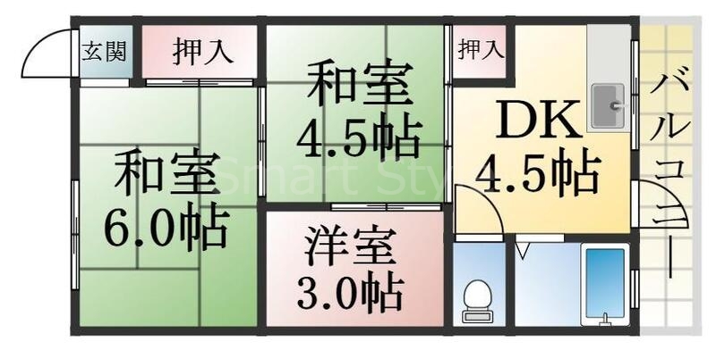 この間取りなら、嬉しいゆったり空間が実感できるかも。