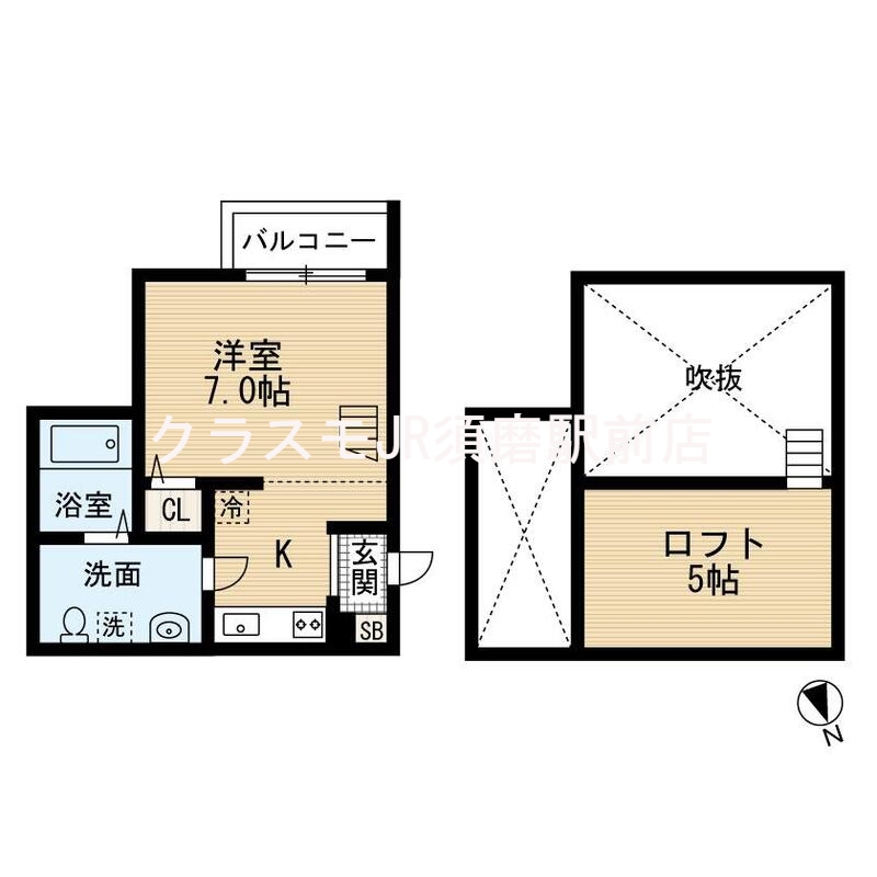 開放感ある間取り