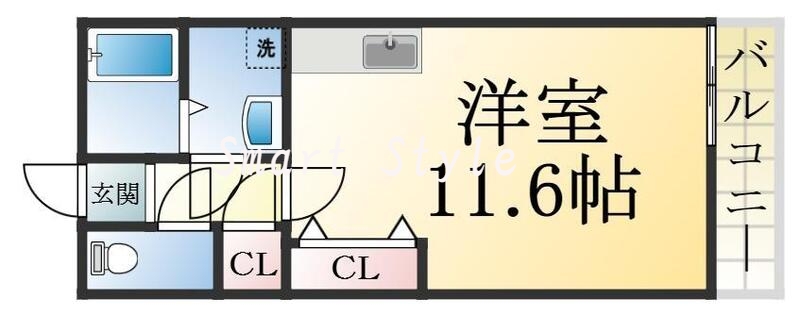 シンプルな住み心地を実感できる素敵な間取りになってます。