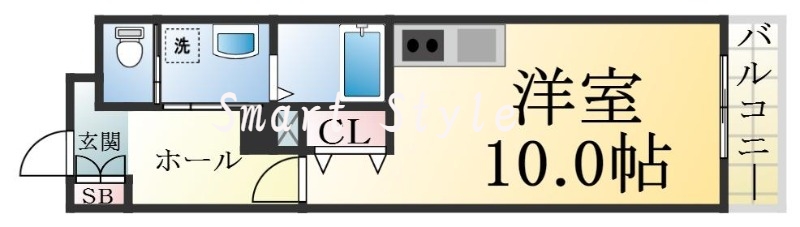 シンプルな住み心地を実感できる素敵な間取りになってます。