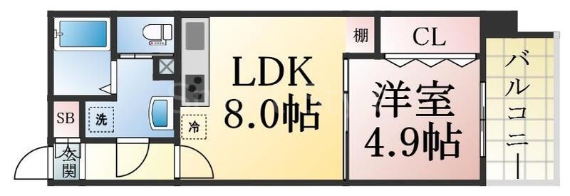 シンプルな住み心地を実感できる素敵な間取りになってます。